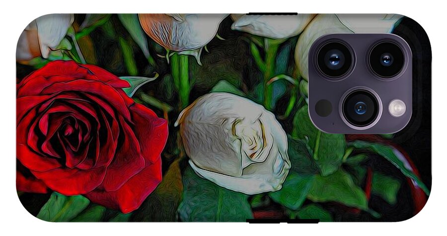 Red and White Roses Collection 2 - Phone Case