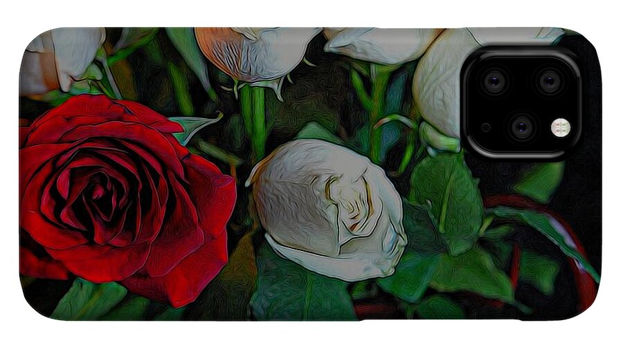 Red and White Roses Collection 2 - Phone Case