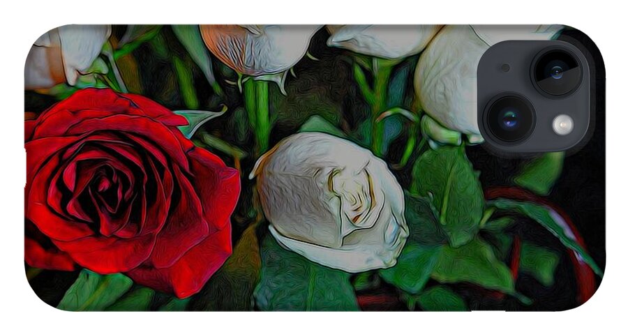 Red and White Roses Collection 2 - Phone Case