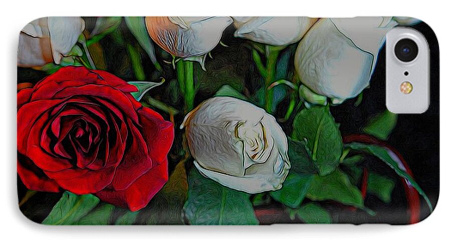Red and White Roses Collection 2 - Phone Case