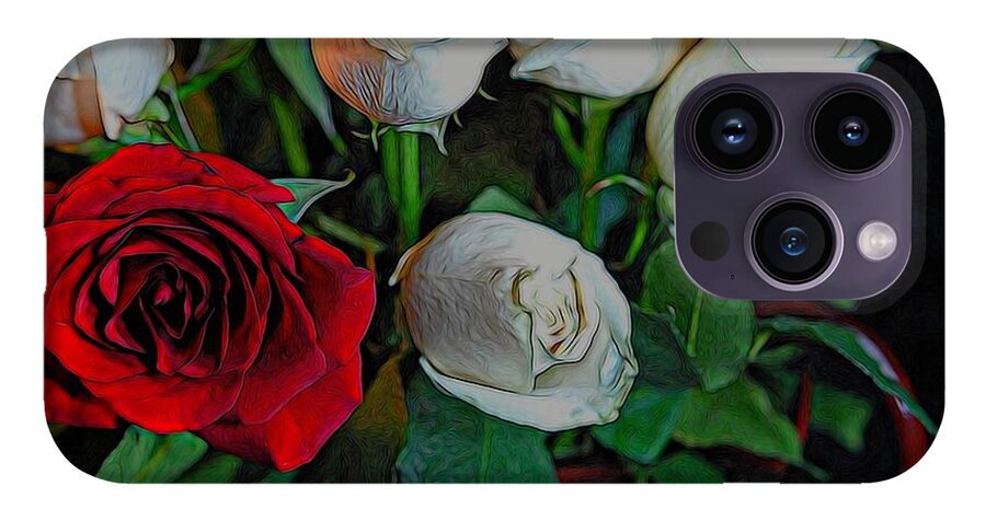 Red and White Roses Collection 2 - Phone Case