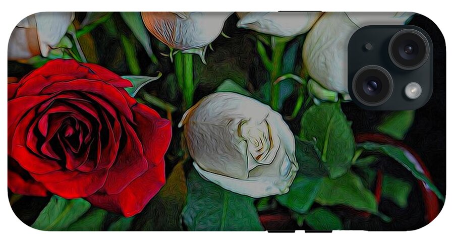 Red and White Roses Collection 2 - Phone Case