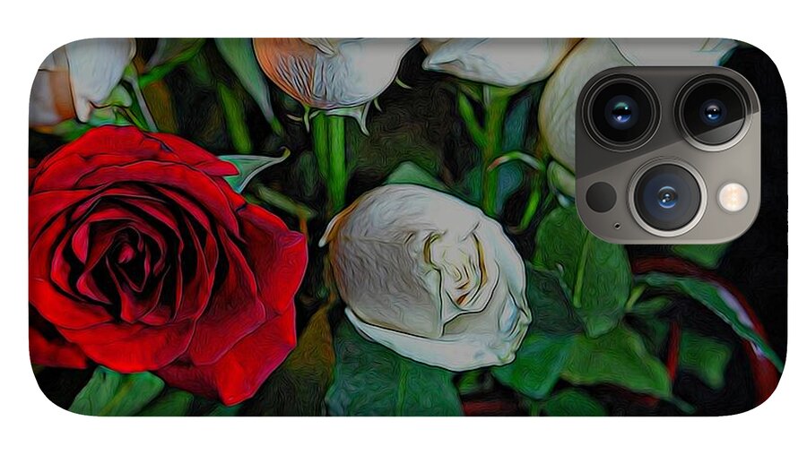 Red and White Roses Collection 2 - Phone Case
