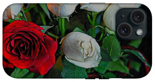Red and White Roses Collection 2 - Phone Case