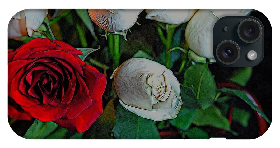 Red and White Roses Collection 2 - Phone Case