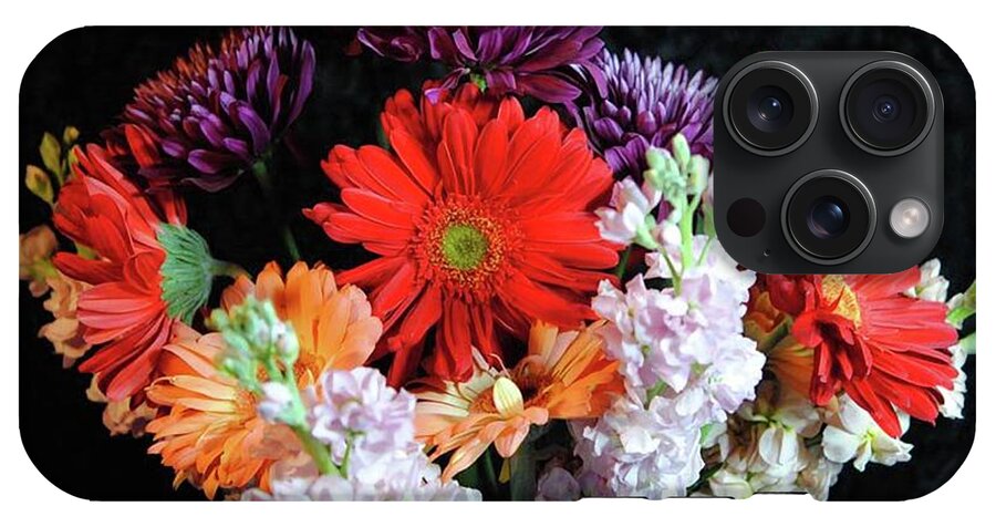 Red Daisy Bouquet - Phone Case
