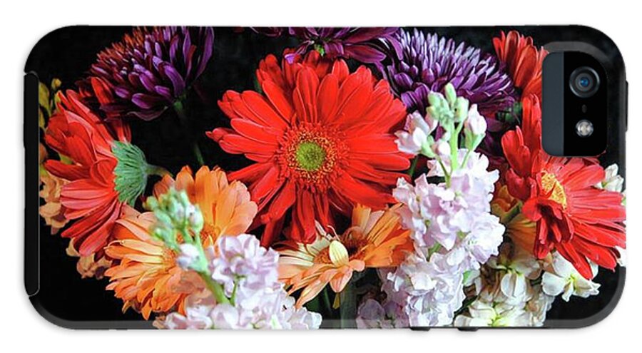 Red Daisy Bouquet - Phone Case