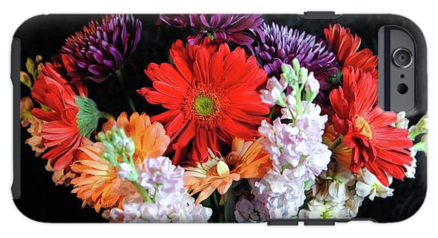 Red Daisy Bouquet - Phone Case