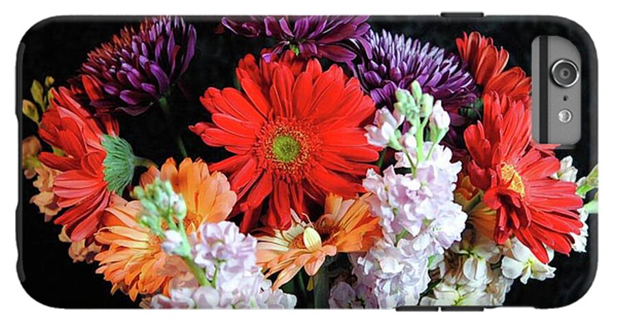 Red Daisy Bouquet - Phone Case