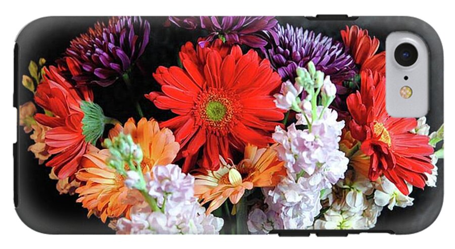 Red Daisy Bouquet - Phone Case