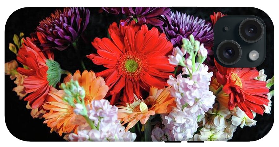 Red Daisy Bouquet - Phone Case