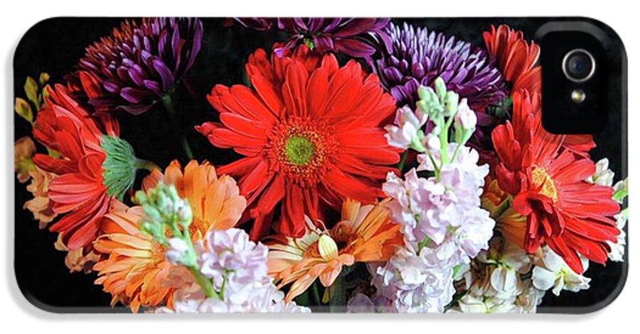 Red Daisy Bouquet - Phone Case
