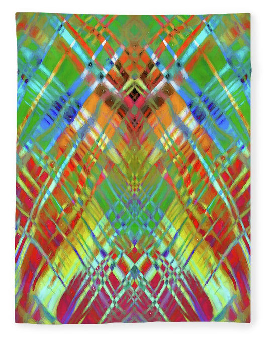 Red Green Freestyle Plaid - Blanket