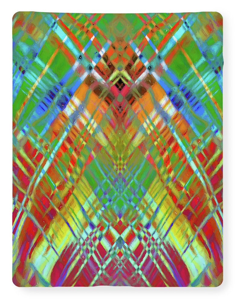 Red Green Freestyle Plaid - Blanket