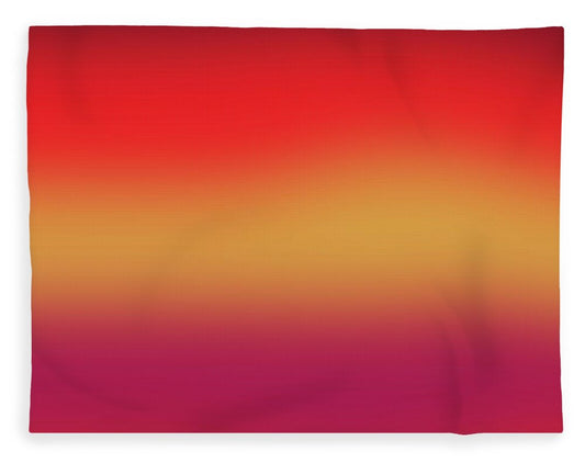 Red Morning Gradient - Blanket