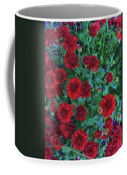 Red Mums - Mug