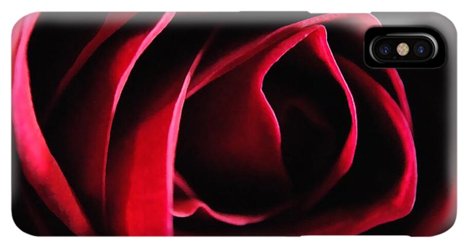 Red Rose in Shadow - Phone Case