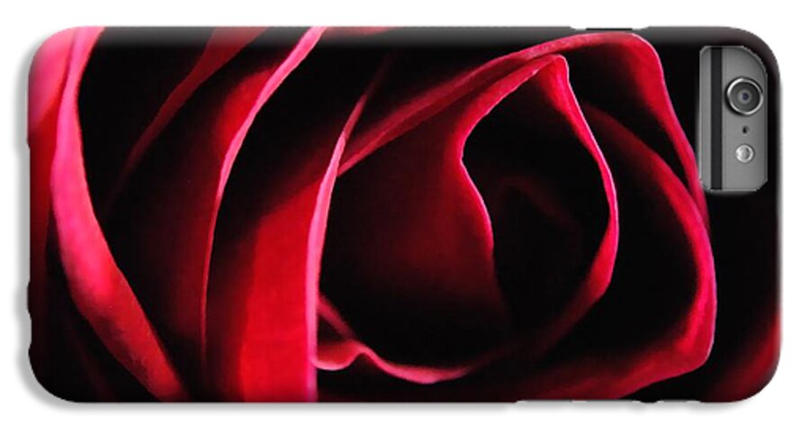 Red Rose in Shadow - Phone Case