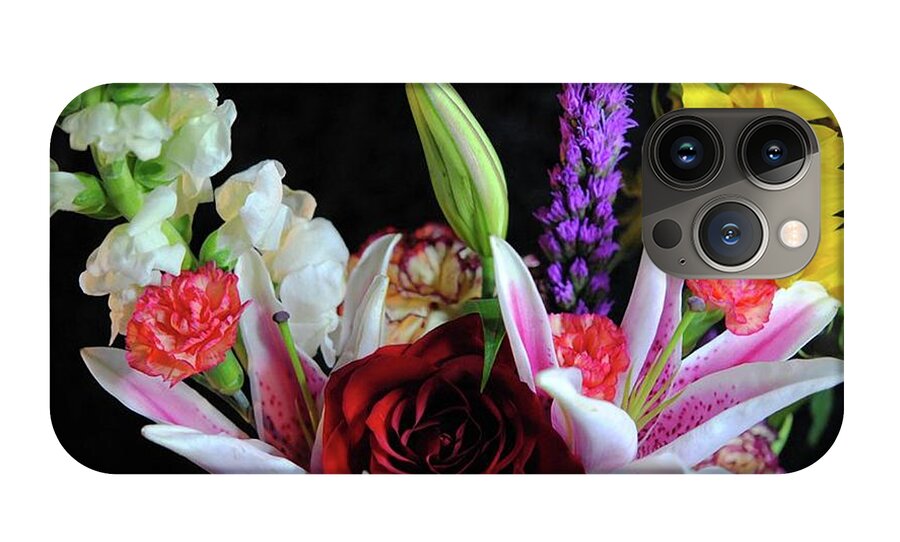 Red Rose Mixed Bouquet - Phone Case