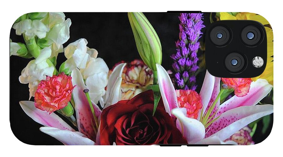 Red Rose Mixed Bouquet - Phone Case