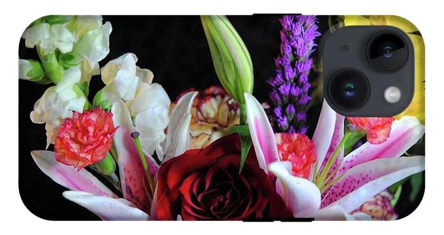 Red Rose Mixed Bouquet - Phone Case