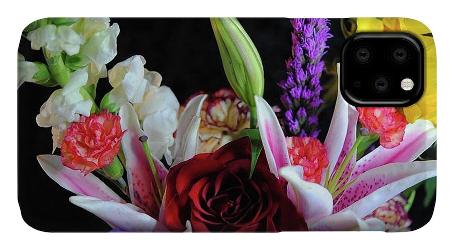 Red Rose Mixed Bouquet - Phone Case