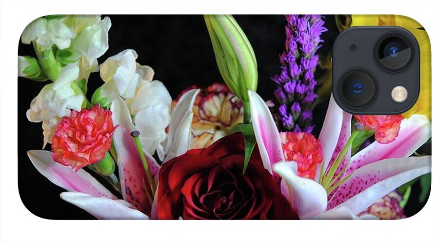 Red Rose Mixed Bouquet - Phone Case