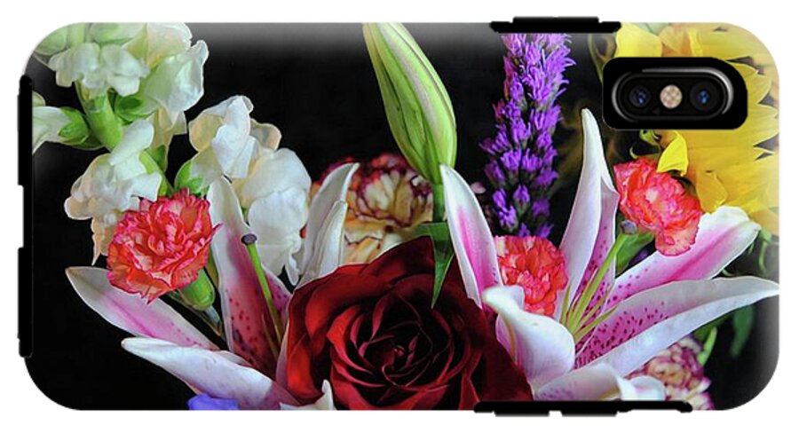 Red Rose Mixed Bouquet - Phone Case