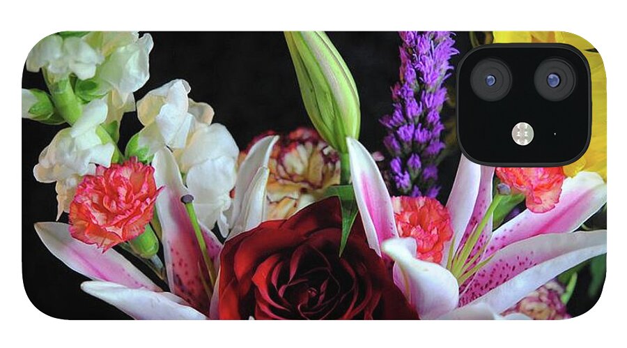 Red Rose Mixed Bouquet - Phone Case