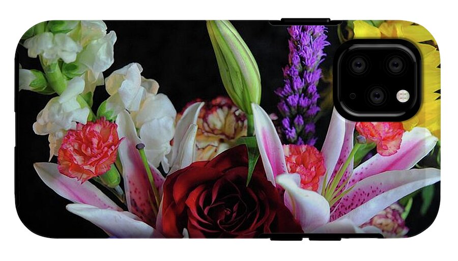 Red Rose Mixed Bouquet - Phone Case