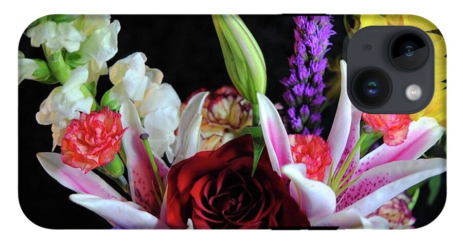 Red Rose Mixed Bouquet - Phone Case