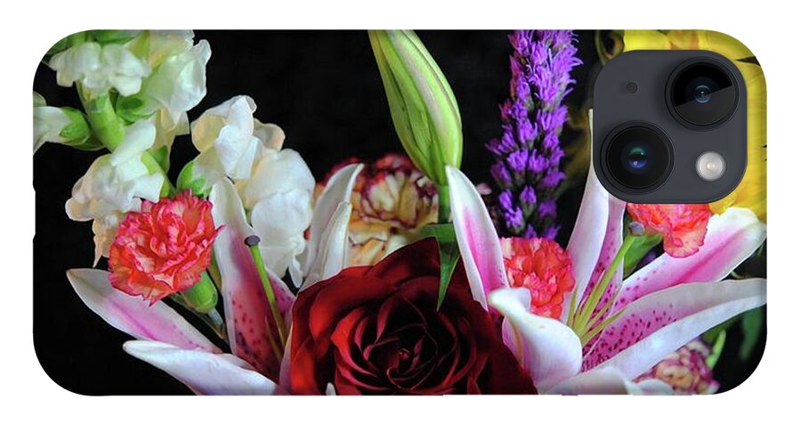 Red Rose Mixed Bouquet - Phone Case