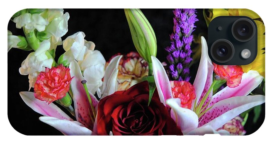 Red Rose Mixed Bouquet - Phone Case