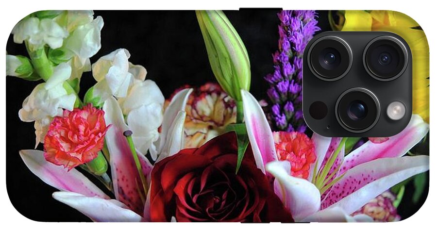 Red Rose Mixed Bouquet - Phone Case