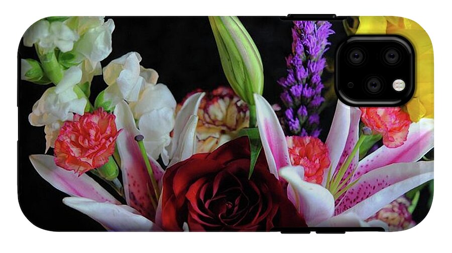 Red Rose Mixed Bouquet - Phone Case