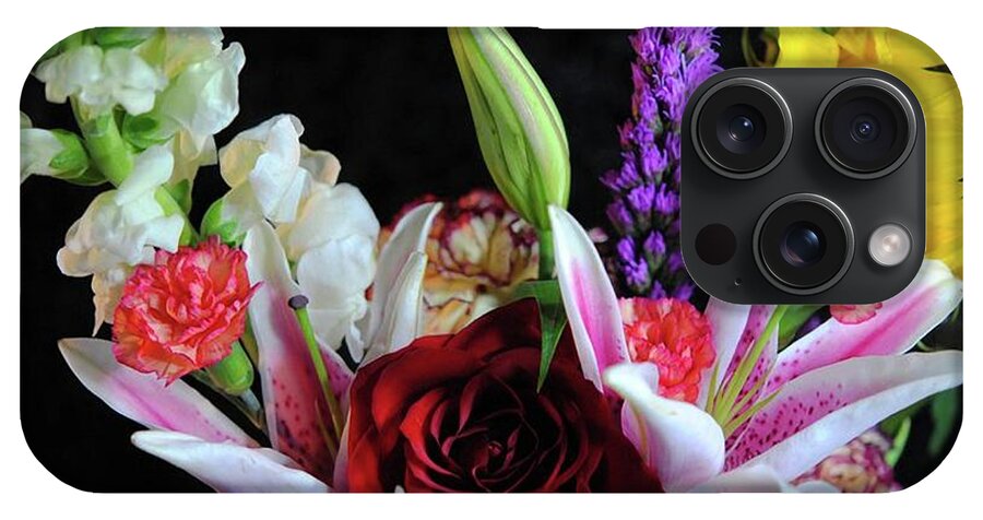 Red Rose Mixed Bouquet - Phone Case