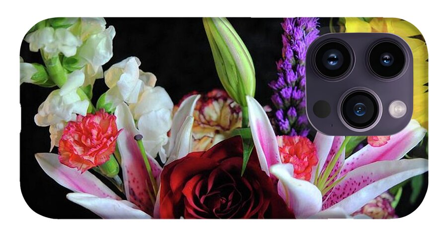 Red Rose Mixed Bouquet - Phone Case