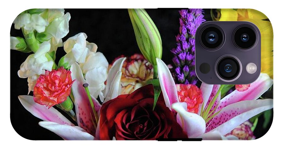 Red Rose Mixed Bouquet - Phone Case