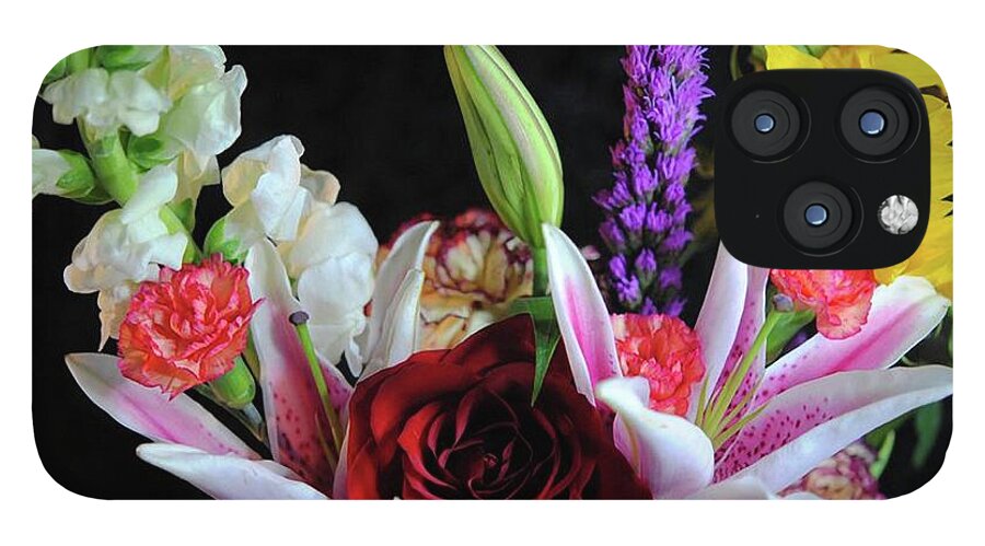 Red Rose Mixed Bouquet - Phone Case