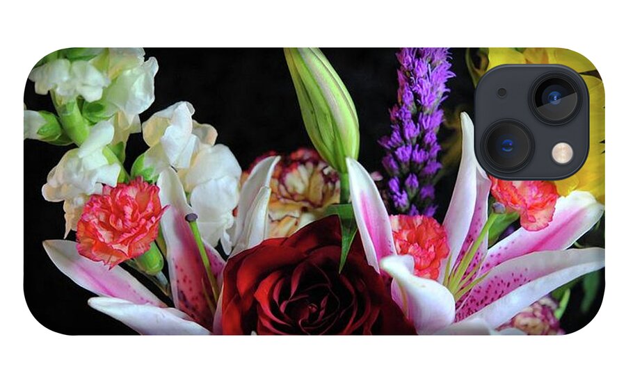 Red Rose Mixed Bouquet - Phone Case