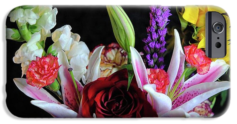 Red Rose Mixed Bouquet - Phone Case