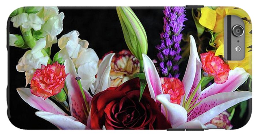 Red Rose Mixed Bouquet - Phone Case