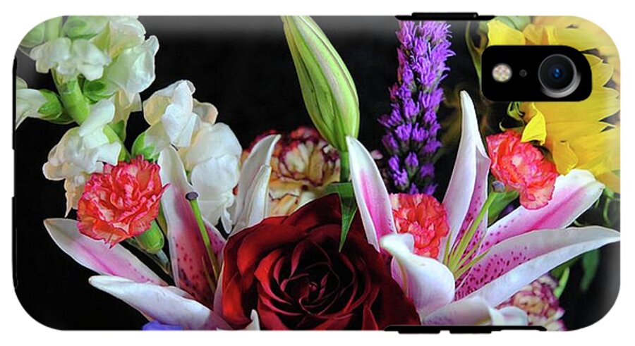 Red Rose Mixed Bouquet - Phone Case