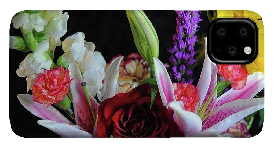 Red Rose Mixed Bouquet - Phone Case