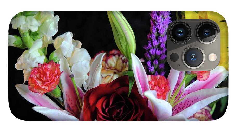 Red Rose Mixed Bouquet - Phone Case