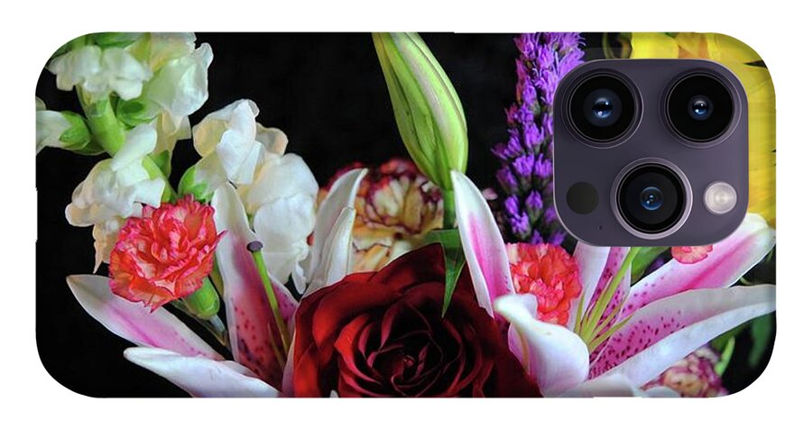 Red Rose Mixed Bouquet - Phone Case
