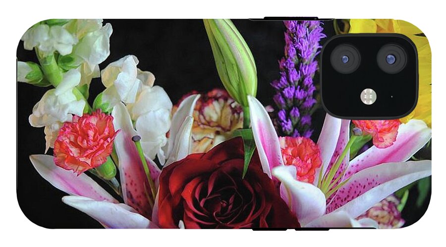 Red Rose Mixed Bouquet - Phone Case