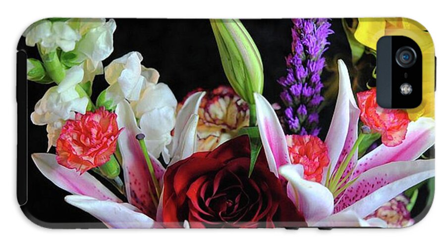 Red Rose Mixed Bouquet - Phone Case