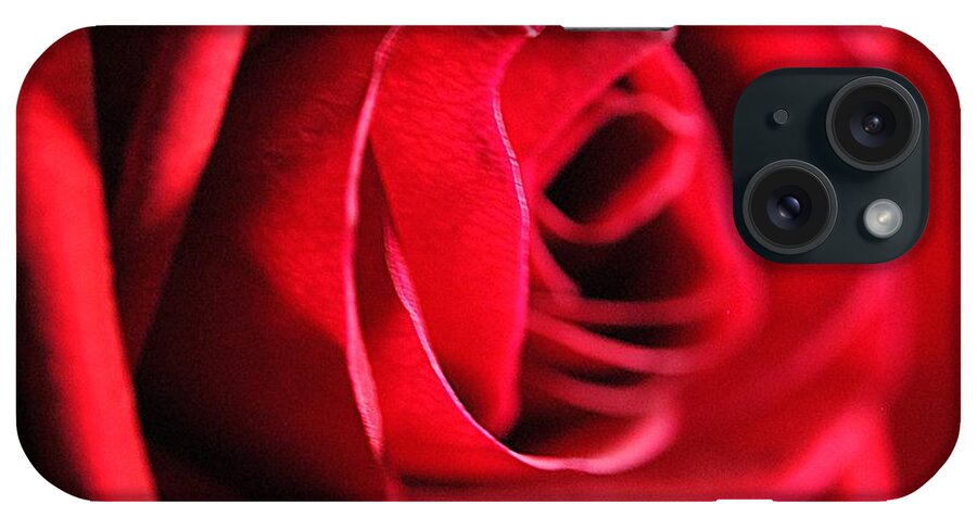 Red Rose Profile - Phone Case