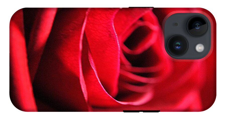 Red Rose Profile - Phone Case